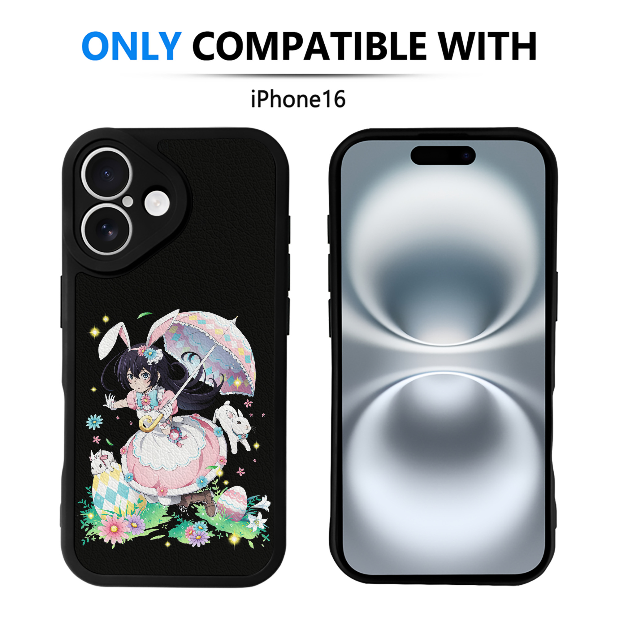 （画像用） 文豪ストレイドッグス Bungo Stray Dogs 【iPhone 16シリーズ対応】シリコンスマホケース（レザー調） 材質：シリコン